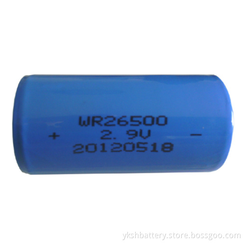 WR26500 Li-SO2 batteries for gas meter